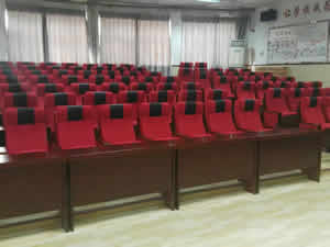 河北沧州某小学礼堂椅案例图片